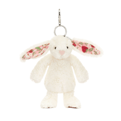 Blossom Cream Bunny 'Berry' Bag Charm