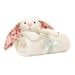 Blossom Cream Bunny 'Berry' Blankie