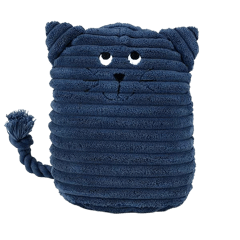 Blue Kitty Doorstop