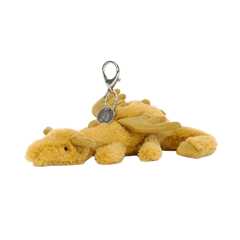 Golden Dragon Bag Charm