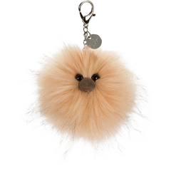 Just Peachy Pompom Bag Charm