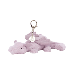 Lavender Dragon Bag Charm