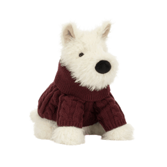 Munro Scottie Dog 'Winter Jumper'