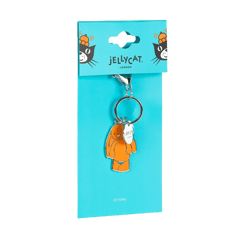 Orange Bashful Keyring