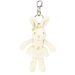 Tutu Lulu Cream Bunny Keyring
