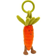 Vivacious Vegetables Carrot Jitter & Rattle