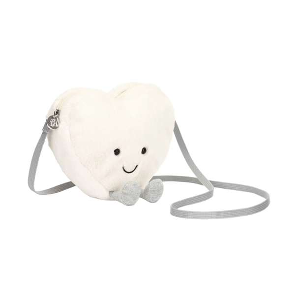 Amuseables Cream Heart Bag
