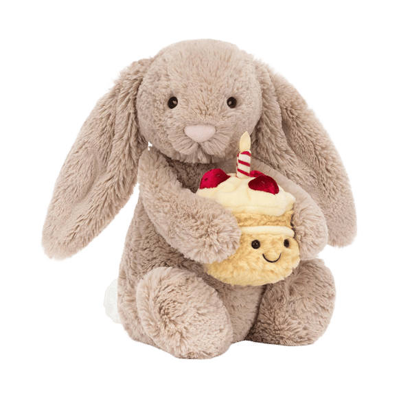 Bashful Beige Bunny 'Birthday'
