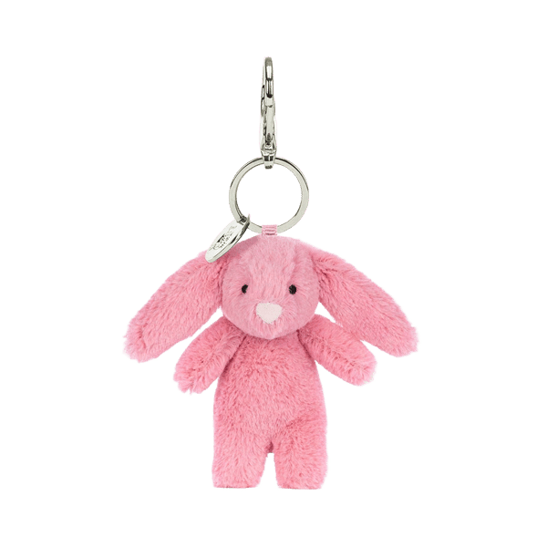 Bashful Bunny Pink Bag Charm