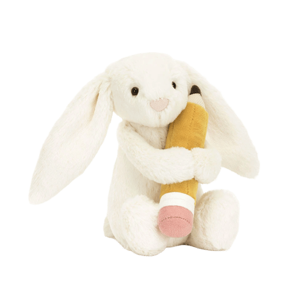 Bashful Bunny with Pencil