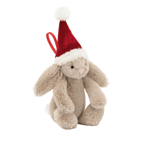 Bashful Christmas Bunny Decoration