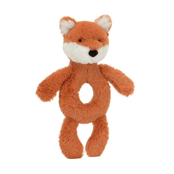 Bashful Fox Cub Ring Rattle