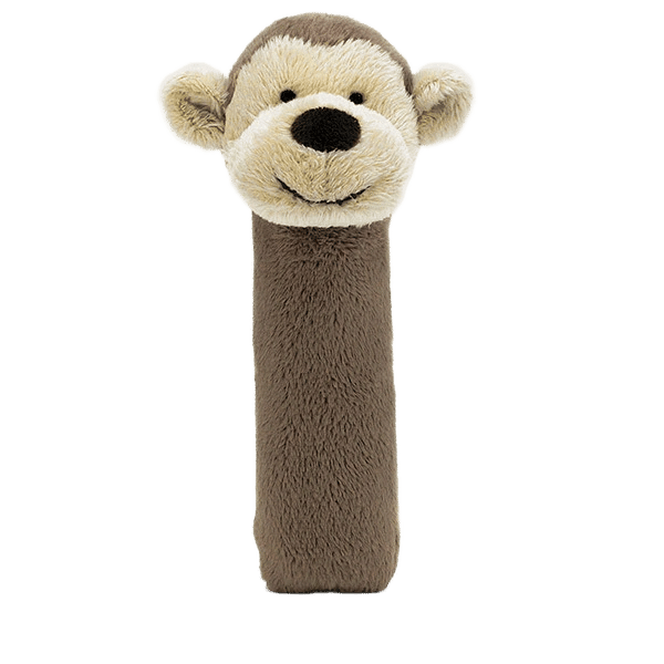 Bashful Monkey Squeaker Toy