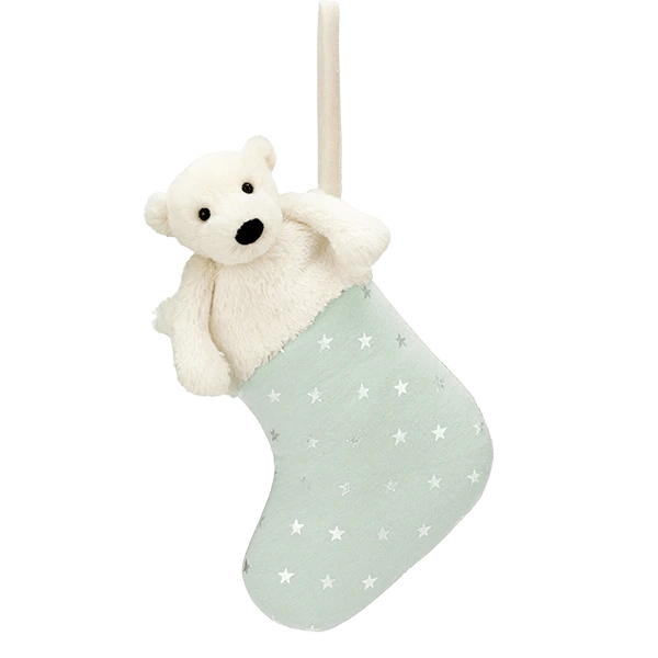 Bashful Polar Bear Stocking