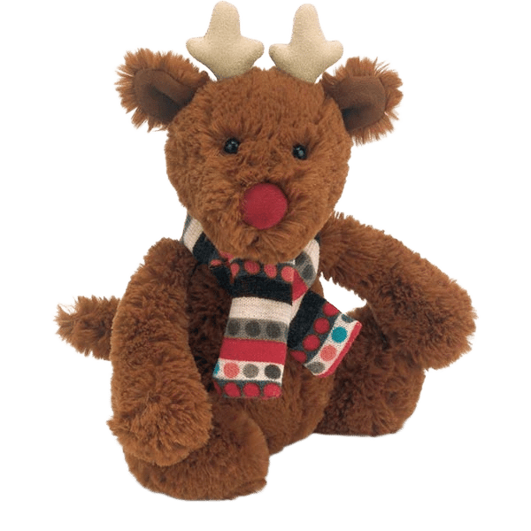 Bashful Reindeer with Scarf