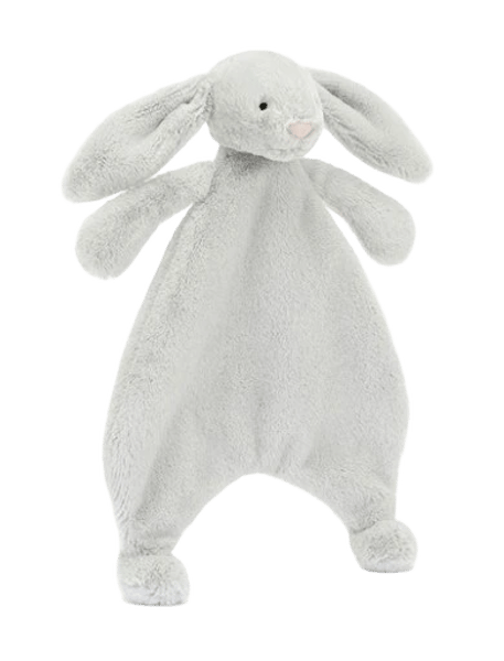 Bashful Silver Bunny Comforter
