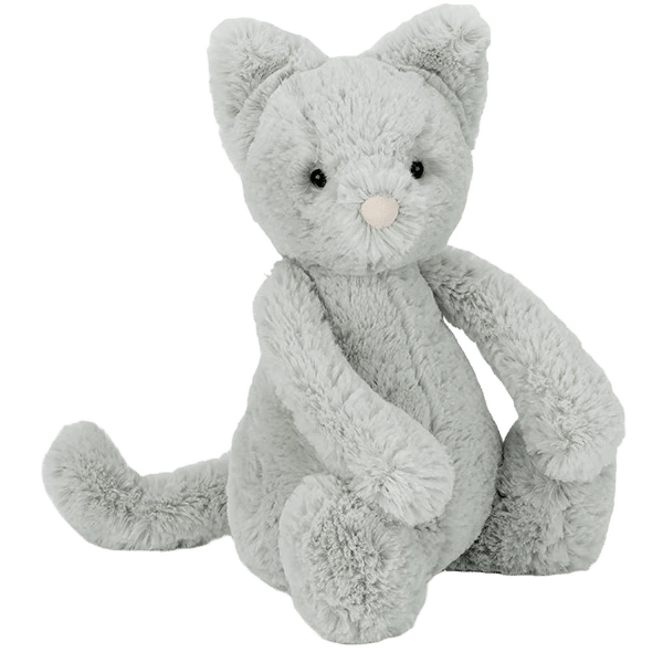 Bashful Silver Kitty