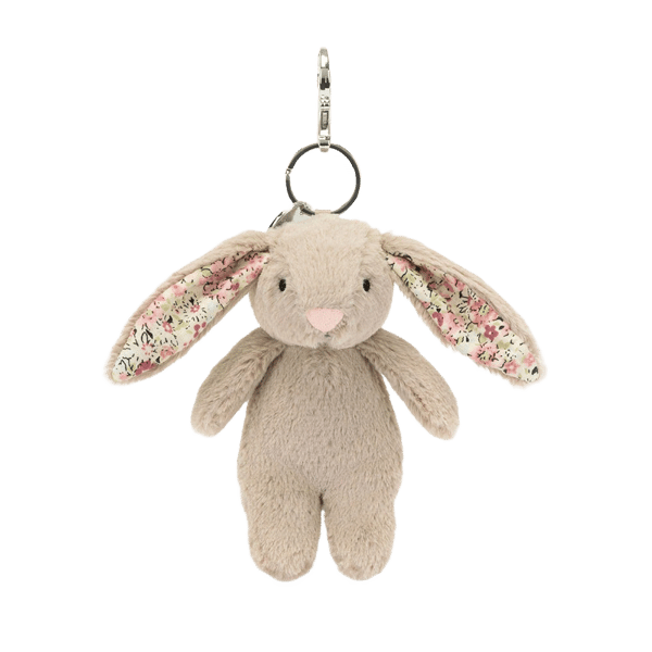 Blossom Beige Bunny Bag Charm