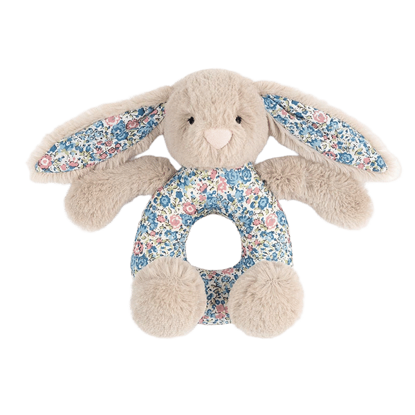 Blossom Beige Bunny Grabber Rattle