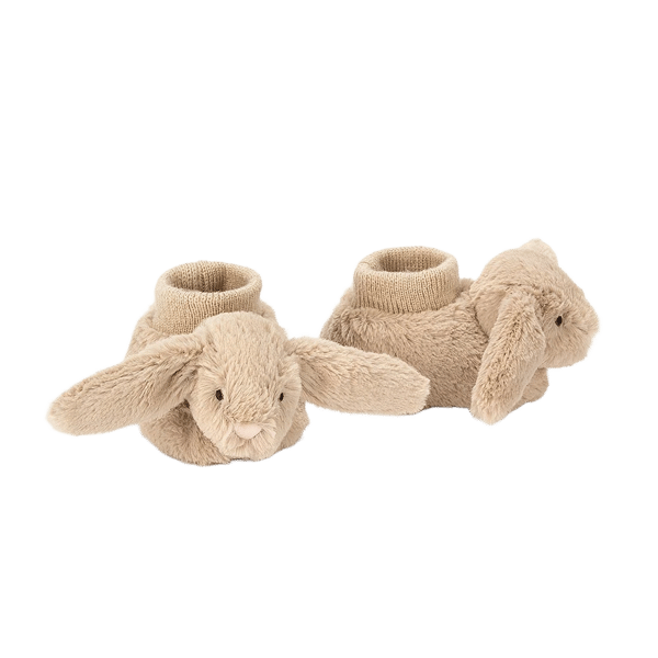 Bashful Beige Bunny Booties