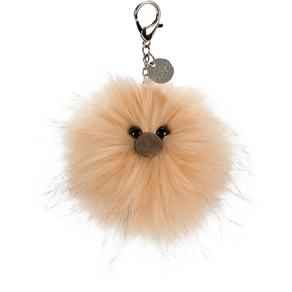 Just Peachy Pompom Bag Charm