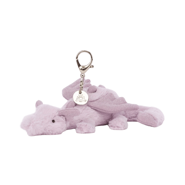 Lavender Dragon Bag Charm