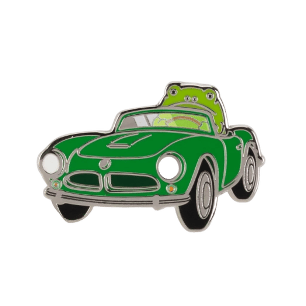 Emerald Racer Pin Badge