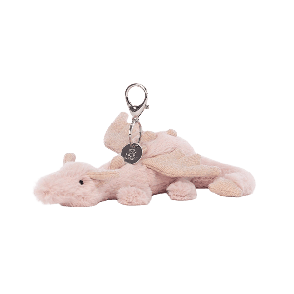 Rose Dragon Bag Charm