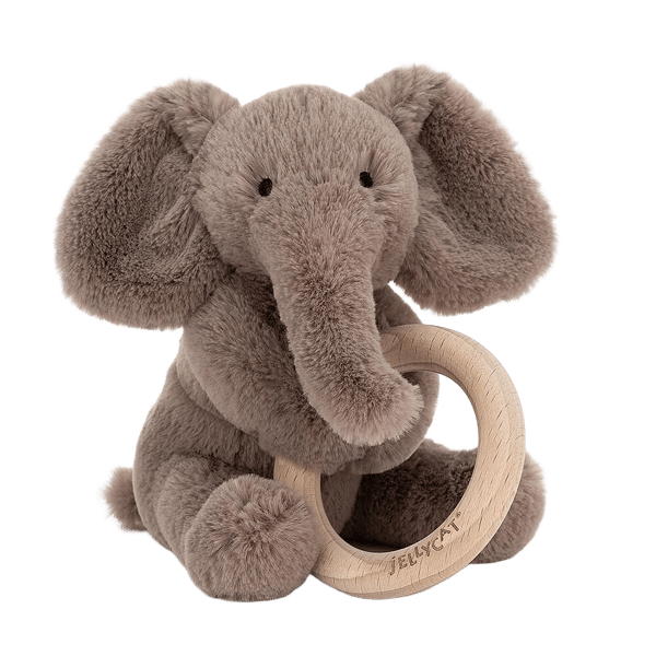 Shooshu Wooden Ring Toy Elephant