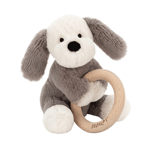 Shooshu Wooden Ring Toy Puppy