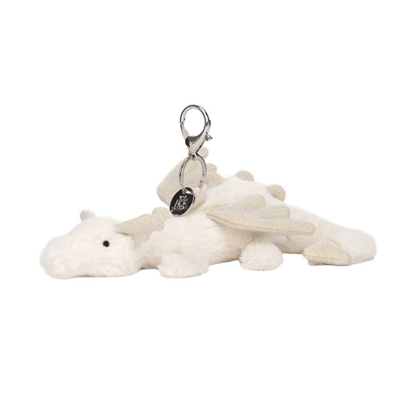 Snow Dragon Bag Charm