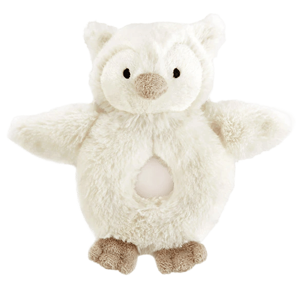 Snowy Owl Grabber Rattle