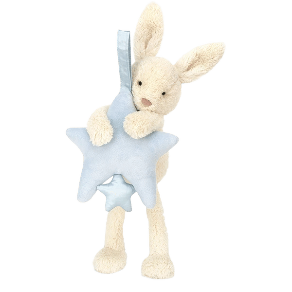 Star Bunny Blue Musical Pull