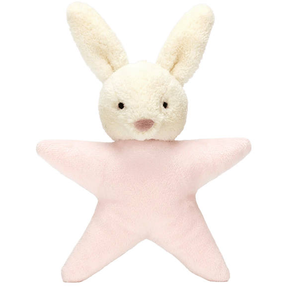 Star Bunny Pink Rattle