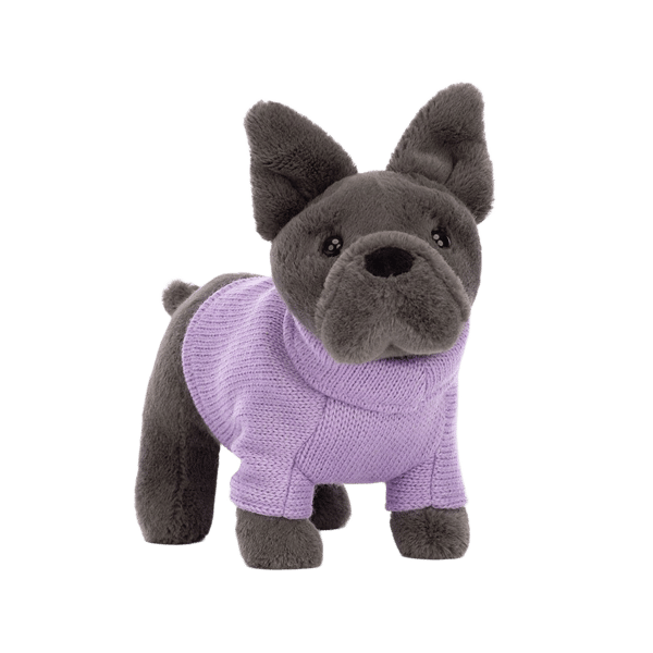 Sweater French Bulldog Purple
