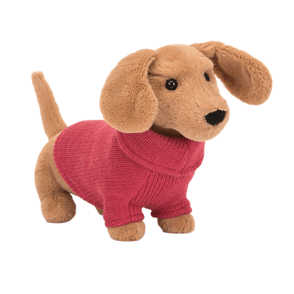 Sweater Sausage Dog - Tan